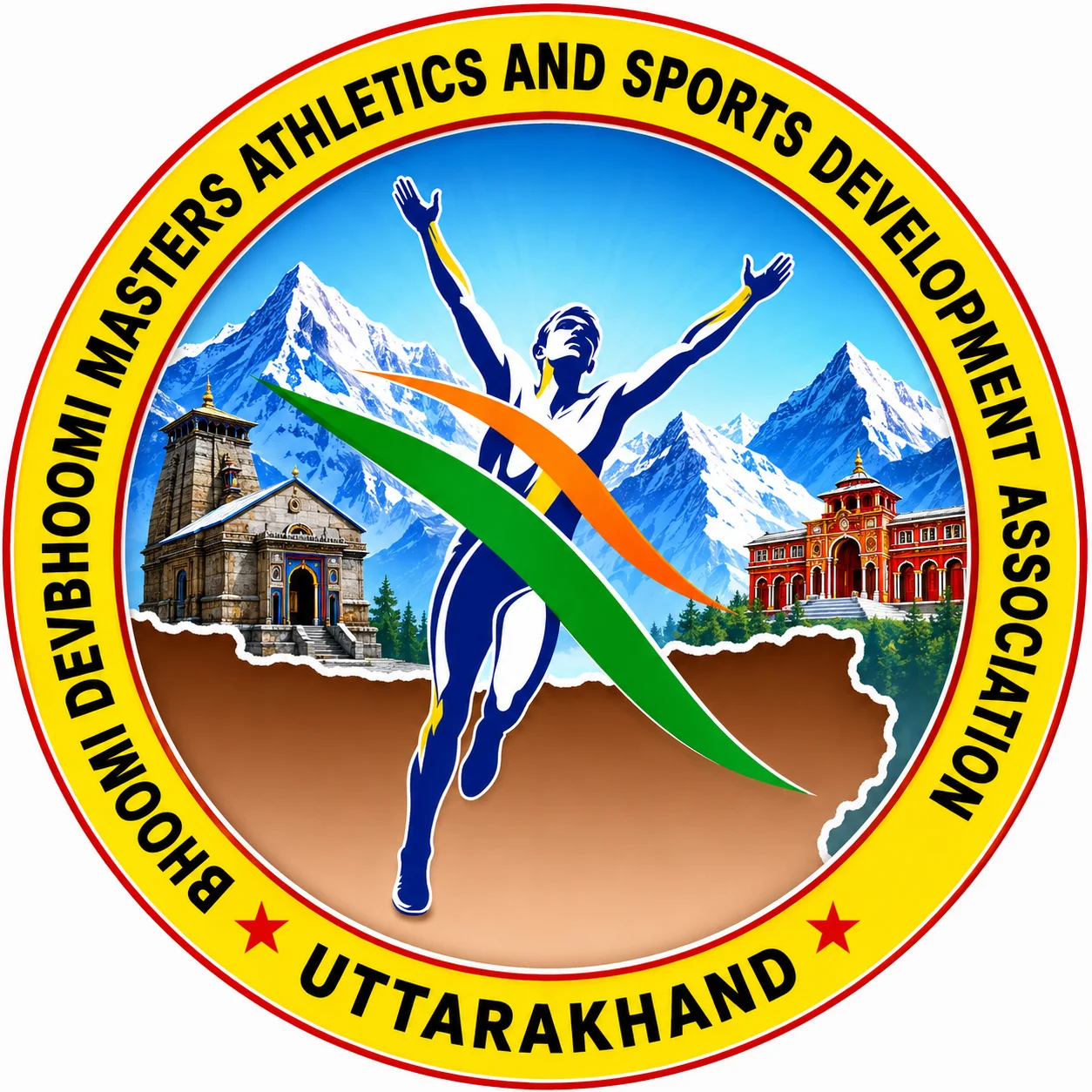 Devbhoomi Masters Athletics logo