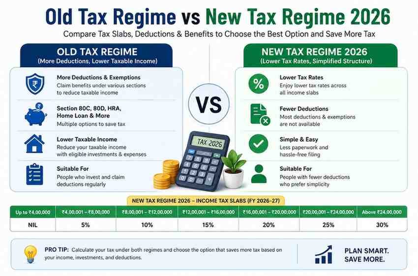 Old Tax Regime vs New Tax Regime: Which One Saves More Tax in 2026?