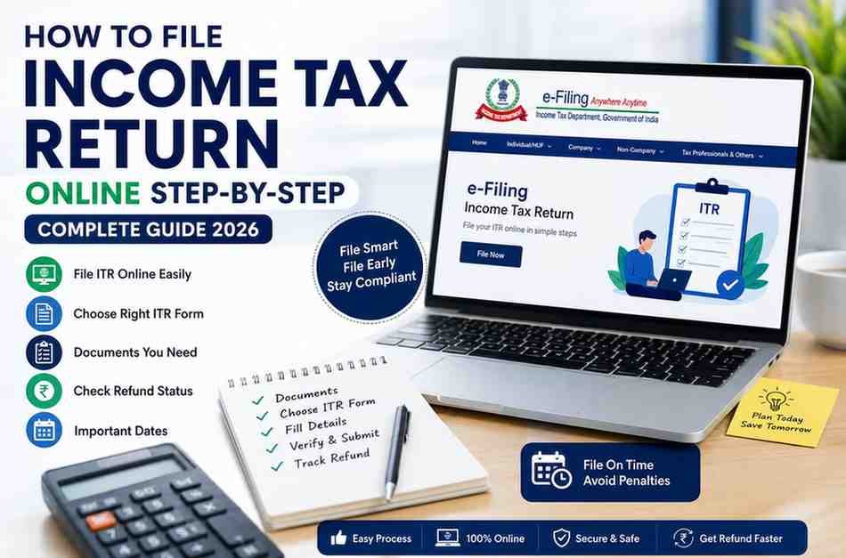 How to File ITR Online in India: Complete Step-by-Step Guide 2026