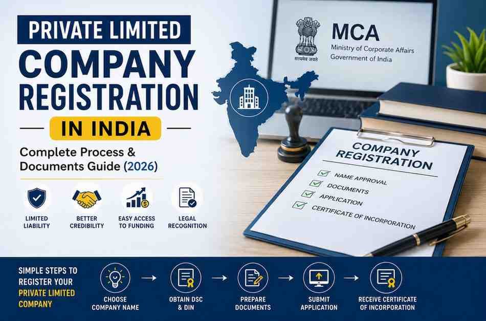 Private Limited Company Registration in India: Complete Process & Documents Guide (2026)