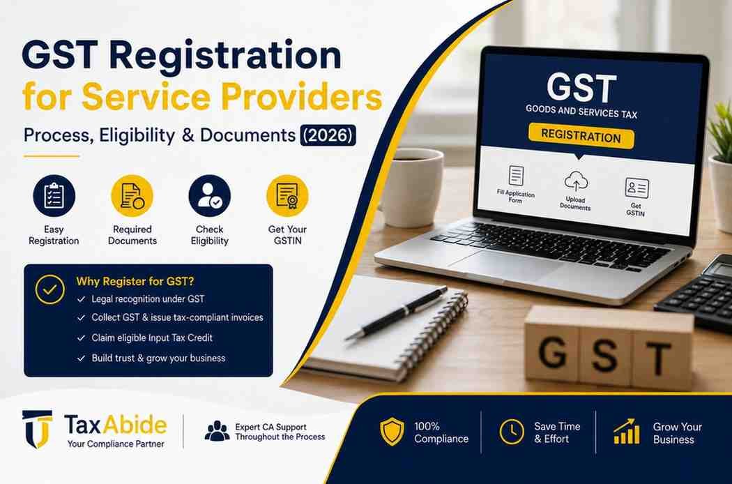 GST Registration for Service Providers in India: Process, Eligibility & Documents (2026)