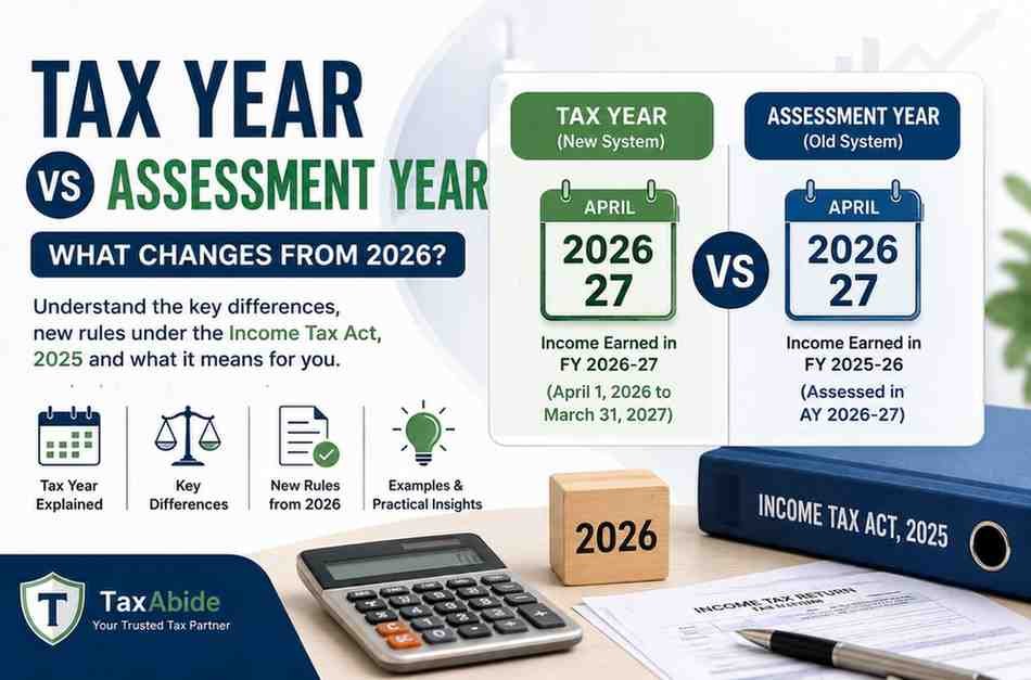 Tax Year vs Assessment Year: What Changes From 2026?
