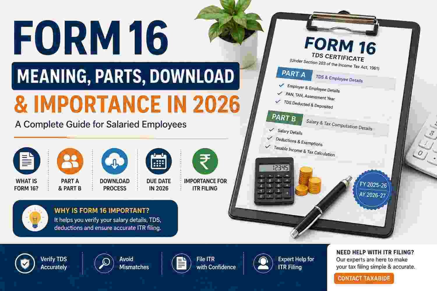 Form 16: What Is It, How to Download It & Why It Matters for ITR