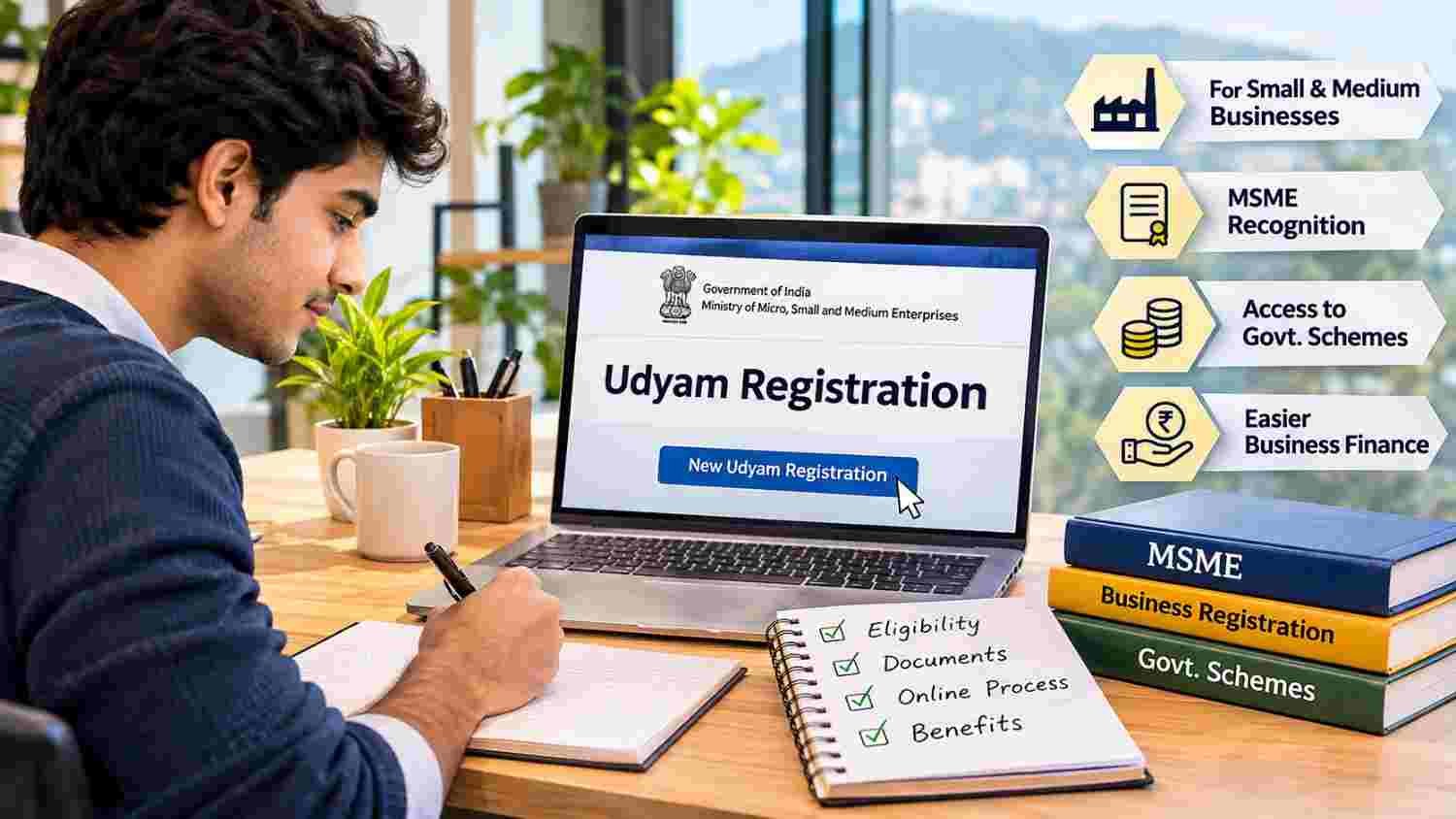Udyam Registration in Dehradun 2026: Eligibility, Documents, Benefits & Online Process